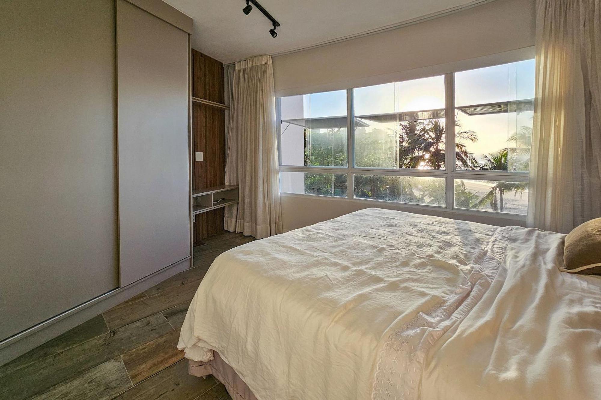 25C - Pe Na Areia Da Praia Do Tombo + Roupas De Cama + Vivo Fibra Guaruja Ngoại thất bức ảnh